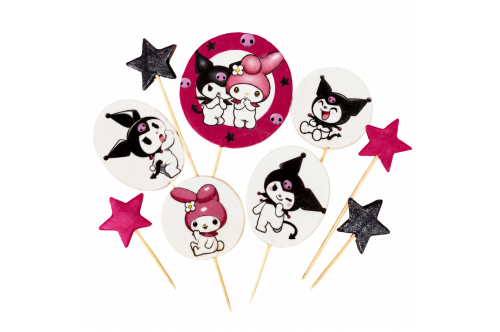 Cukrová dekorácia ,,Kuromi" Cukrová dekorácia ,,Kuromi"
